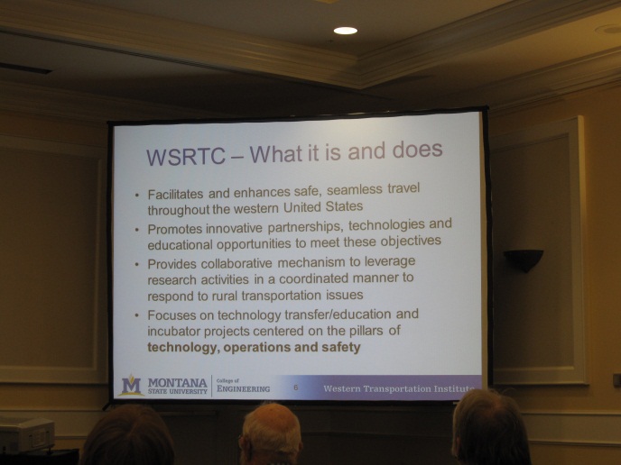 Screenshot from the WSRTC presentation at the Northwest Transportation Conference.