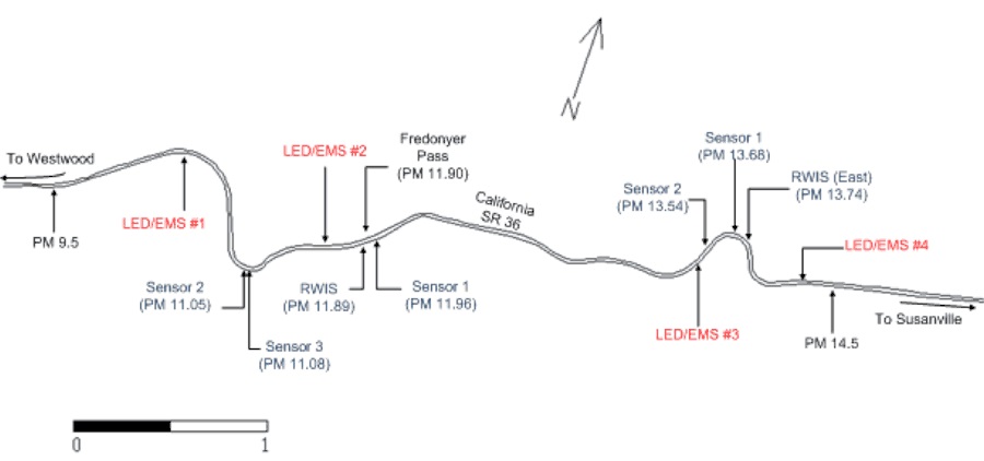 A schematic of the Fredonyer Pass and the ICWS.