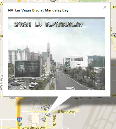CCTV Camera Image from Las Vegas.