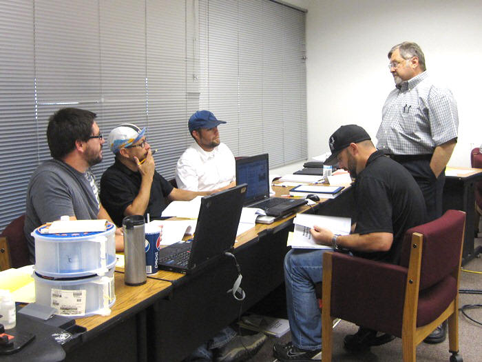 Clockwise from left: Keith Koeppen, Jeff Worthington, Jeremiah Pearce, Eric Pearson, Will Lyons.