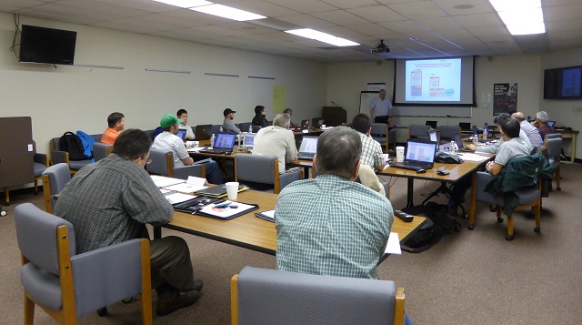 Twelve Caltrans ITS engineers and technicians gathered this March at the Ron LeCroix Training Center in Woodland, California, for a course on Telecom Wireless Fundamentals.