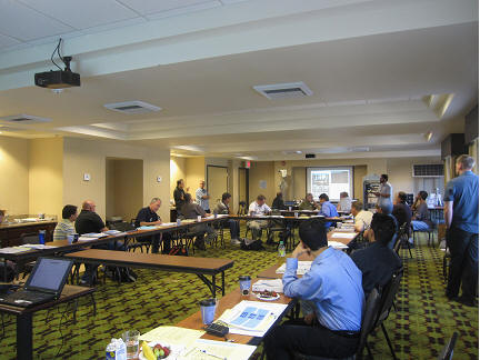 The 2011 Western States Forum was well attended, as is shown from a packed demonstration given during the Forum.