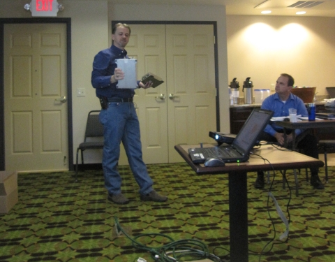 Tim McDowell, Washington State DOT, presents at the 2011 Forum.