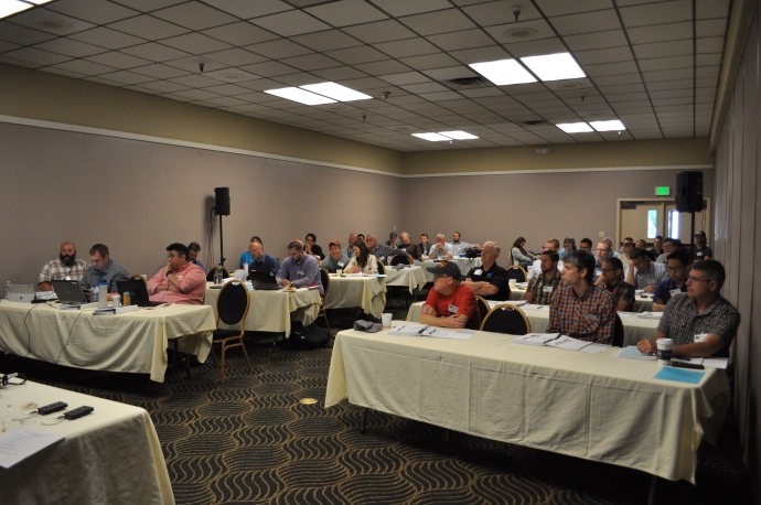 Meeting room during 2018 Western States Forum.