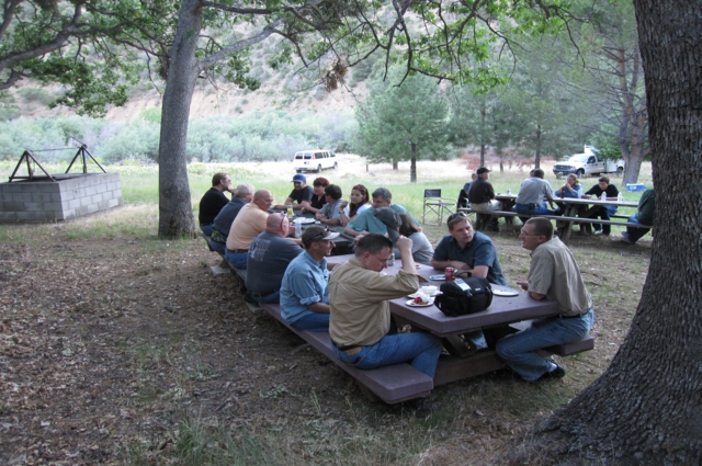 The Wednesday evening social is always a great chance for Forum participants to meet each other.