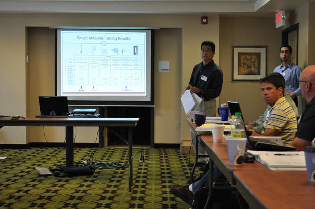 David Kim answers questions from Forum participants as he explains their project's test results.