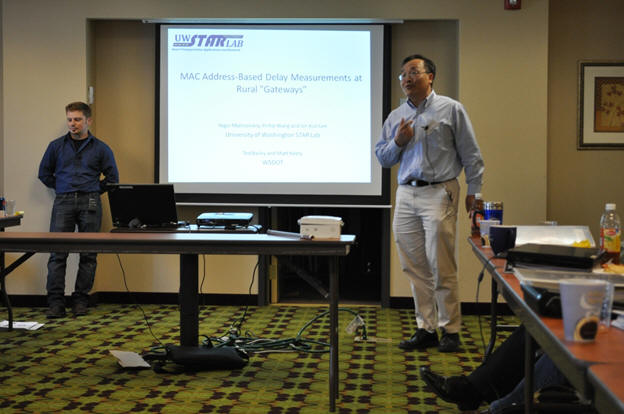 Dr. Wang gave an overview and history of the Bluetooth technology project.